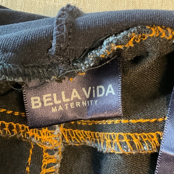 Elegant Dark Blue High-Waisted Jeggings - Picture 3 of 5